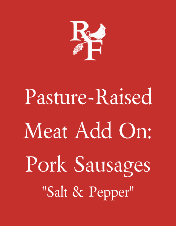 RF Meat Add-On: Pork Sausages - Salt & Pepper Links