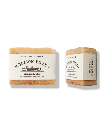 Madison Fields Goat Milk Soap - Honey Oatmeal