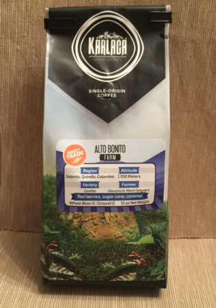 Karlacá Alto Bonito Single-Origin Whole Bean Coffee 12oz